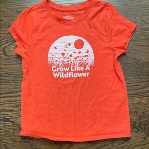 Cat & Jack Bright Orange Kids Tee
